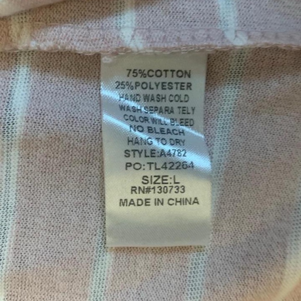 Umgee maxi duster pink and white NWT size Large - Picture 4 of 4